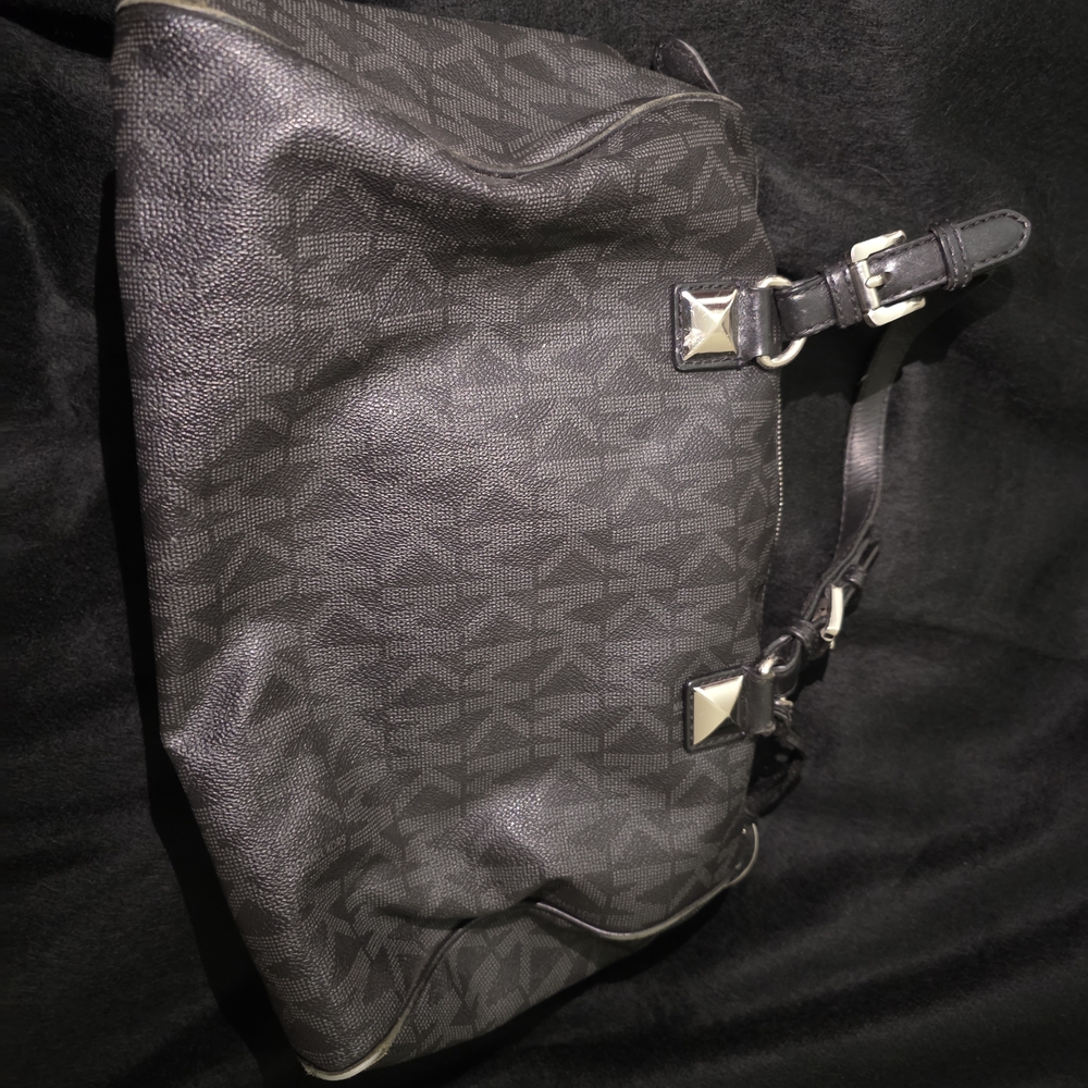 Michael Kors Black Patterned Tote